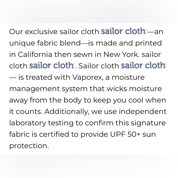 Sailor-Sailor Crew Tee in Pink and White size Medium - Picture 8 of 8